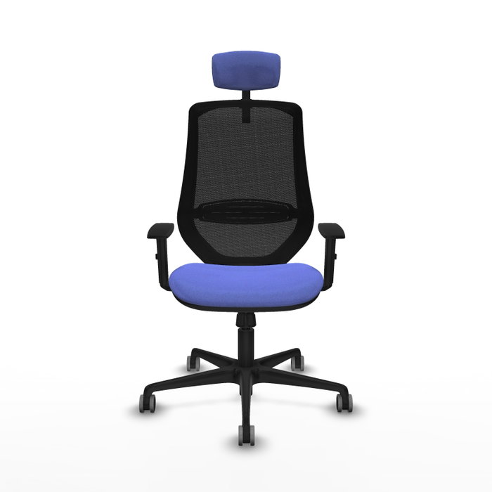 PIQUERAS Y CRESPO Silla de oficina Mardos con mecanismo Sincro, Azul claro y Negro PIQUERAS Y CRESPO Silla de oficina Mardos con mecanismo Sincro, Azul claro y Negro