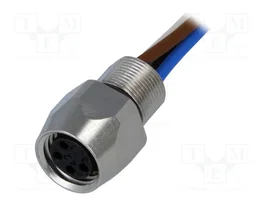 HARTING Conector M8 Hembra de 4 Pines con Cable de 0,5 m Recto