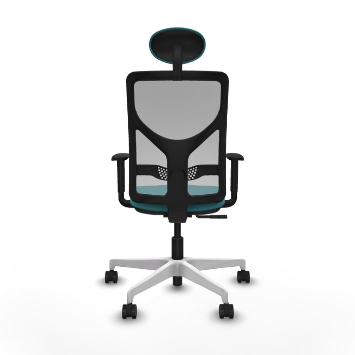 PIQUERAS Y CRESPO Silla de oficina Motilla con mecanismo Sincro, Turquesa y Gris PIQUERAS Y CRESPO Silla de oficina Motilla con mecanismo Sincro, Turquesa y Gris