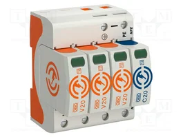 OBO BETTERMANN Limitador de sobretensiones Tipo 2 3+NPE 20kA 150VAC