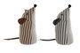 DKD Home Decor Sujetapuertas Algodón Ratoncito 13x13x26 cm