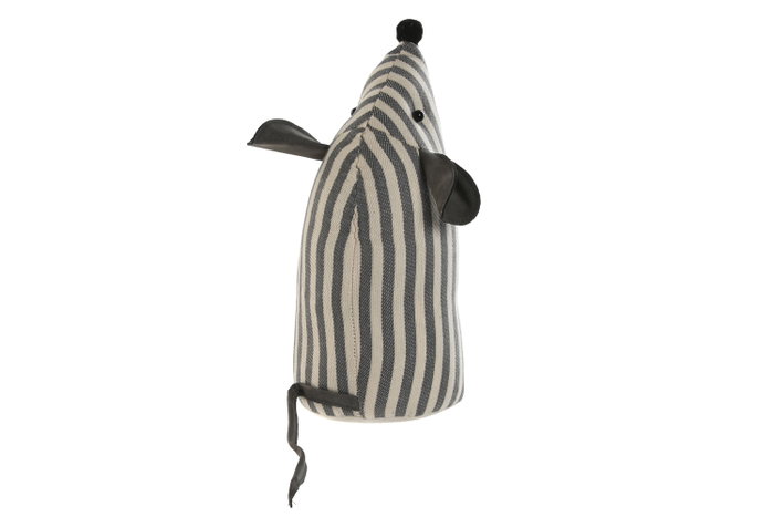 DKD Home Decor Sujetapuertas Algodón Ratoncito 13x13x26 cm