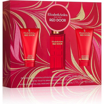 Elizabeth Arden Red Door Set de Regalo (30ml EDT + 50ml Loción + 50ml Gel de Baño) Elizabeth Arden Red Door Set de Regalo (30ml EDT + 50ml Loción + 50ml Gel de Baño)