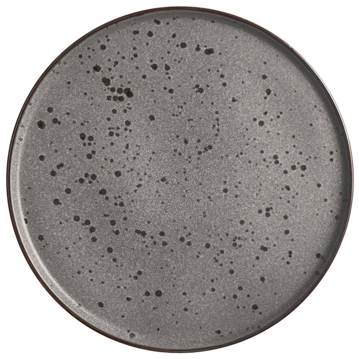 Day Plato Llano Gris Diámetro 26.5 cm, Esmaltado Reactivo - Diseño Único Day Plato Llano Gris Diámetro 26.5 cm, Esmaltado Reactivo - Diseño Único