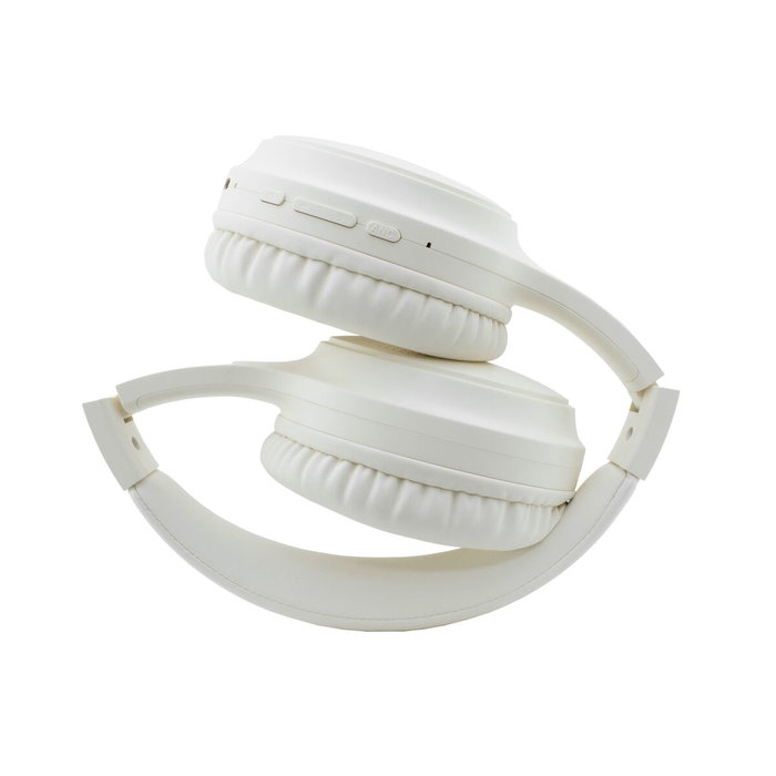 COOLBOX Air40 Auriculares Bluetooth 5.3 con ANC Beige