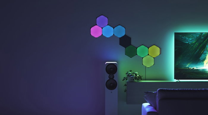 Nanoleaf Shapes Hexagons Ultra Black Edition Starter Kit 9PK Nanoleaf Shapes Hexagons Ultra Black Edition Starter Kit 9PK
