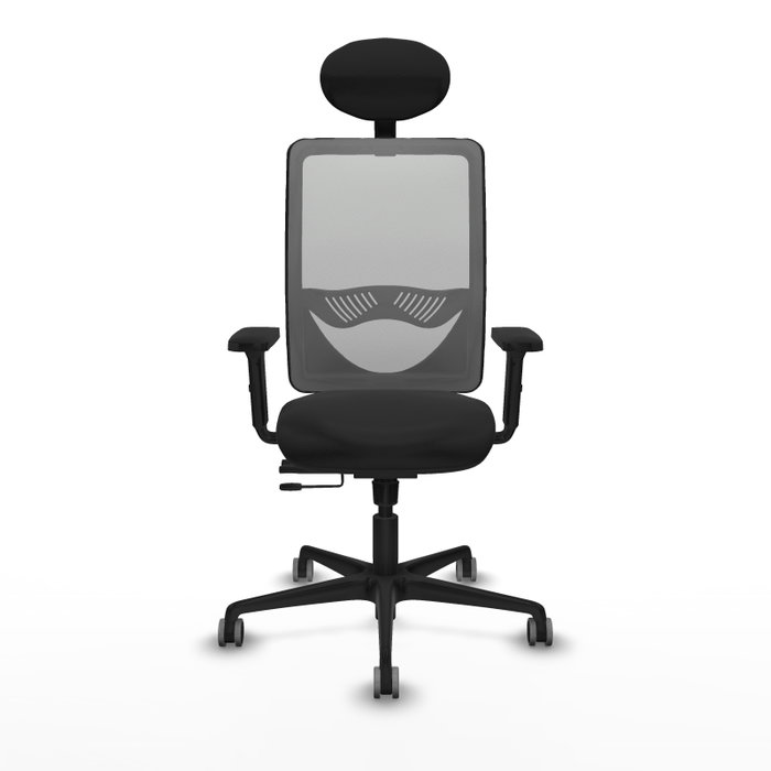 PIQUERAS Y CRESPO Silla de oficina Zulema con mecanismo Sincro/Traslack, Negro/Gris PIQUERAS Y CRESPO Silla de oficina Zulema con mecanismo Sincro/Traslack, Negro/Gris