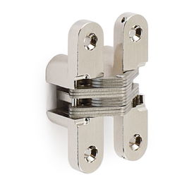 Pottker Bisagra Invisible Leyda Para Mesas Según Espesor 28-40mm Zamak Níquel