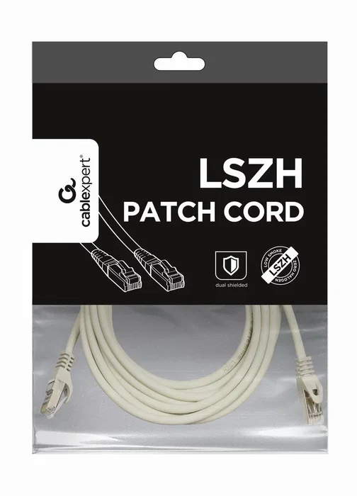 Gembird Cable de Red Cat6a S/FTP Blanco 5m