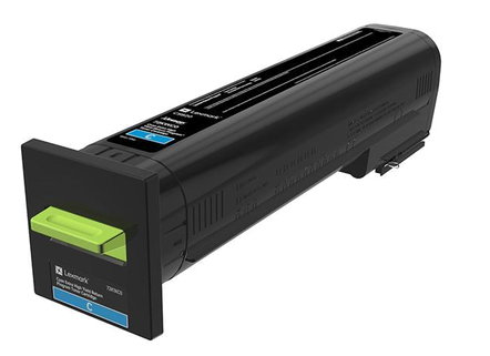 Lexmark 72K20C0 Cartucho de tóner Cian (Retornable) Rendimiento estándar Lexmark 72K20C0 Cartucho de tóner Cian (Retornable) Rendimiento estándar