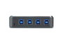 Aten US3344-AT Conmutador KVM Automatizado USB 3.2 Gen 1, 4 Puertos, 5000 Gbit/s, Negro