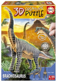 EDUCA BORRAS Puzzle 3D Brachiosaurus