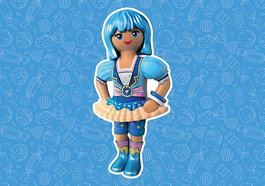 Playmobil Everdreamerz Clare Candy World Figura con 7 Sorpresas, Juguete para Niños Mayores de 7 Años