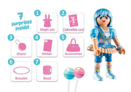 Playmobil Everdreamerz Clare Candy World Figura con 7 Sorpresas, Juguete para Niños Mayores de 7 Años