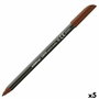 Edding Rotulador 1200 Marrón Oscuro Punta Redonda (Set de 5)