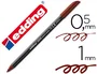 Edding Rotulador 1200 Marrón Oscuro Punta Redonda (Set de 5)