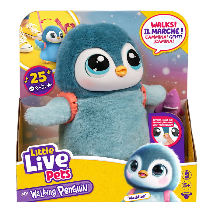 Moose Little Live Pets 26535 Pingüino Mascota Interactiva Juguete +5 Años Moose Little Live Pets 26535 Pingüino Mascota Interactiva Juguete +5 Años