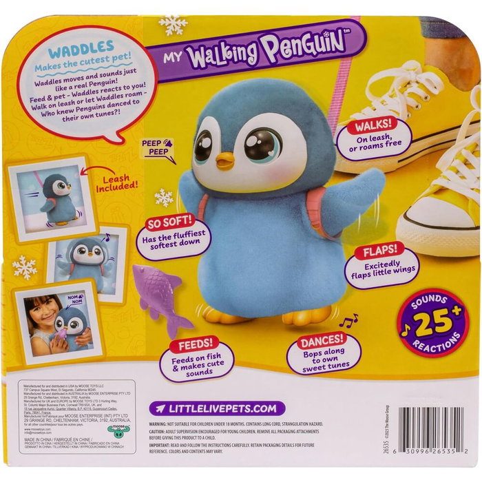 Moose Toys Little Live Pets Pingüino Mascota Interactiva Waddles Moose Toys Little Live Pets Pingüino Mascota Interactiva Waddles