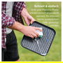 CAMPINGAZ Parrilla Portátil Grill & Go Caravan, Cocina de Camping 2 Zonas, 4000 W, Negro/Gris/Plata, 5.4 kg, con Funda