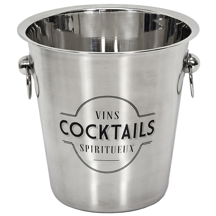 Cook Concept Cubo para botellas de acero inoxidable 22 cm