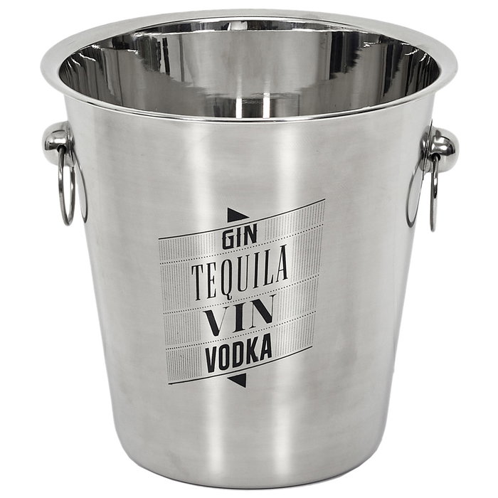 Cook Concept Cubo para botellas de acero inoxidable 22 cm