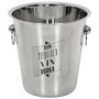 Cook Concept Cubo para botellas de acero inoxidable 22 cm