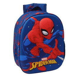 SAFTA Mochila 3D con LEDs Spider-Man Marvel