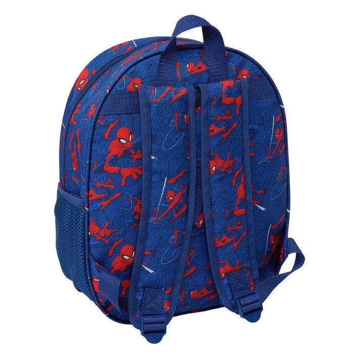 SAFTA Mochila Spiderman Marvel 3D LED 33cm