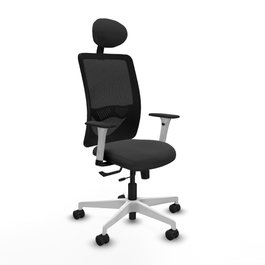 PIQUERAS Y CRESPO Silla de oficina Zulema Gris oscuro con mecanismo Sincro/Traslack