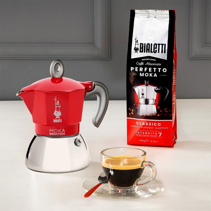 Bialetti MOKA 6TZ Induction rojo Bialetti MOKA 6TZ Induction rojo
