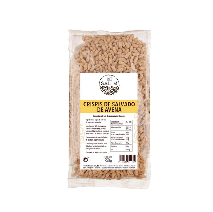 INT SALIM Crispís de salvado de avena 250g INT SALIM Crispís de salvado de avena 250g