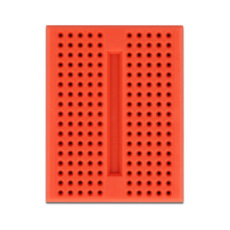 DeLOCK Mini Placa de Circuitos Experimental 170 Contactos Rojo