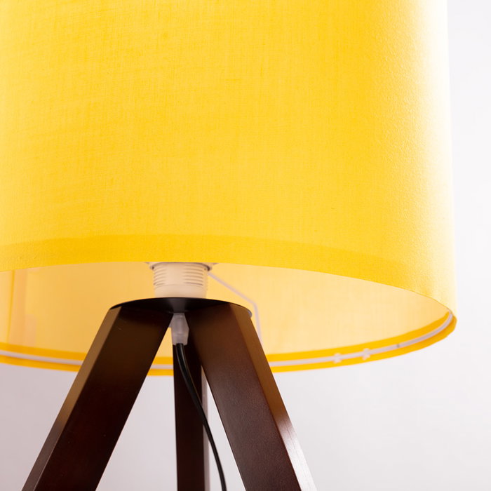 Lámpara de Suelo Kano-2 AYD-1565 Amarillo/Marrón 1xE27 Sin Bombilla [OPV-780SGN2456]