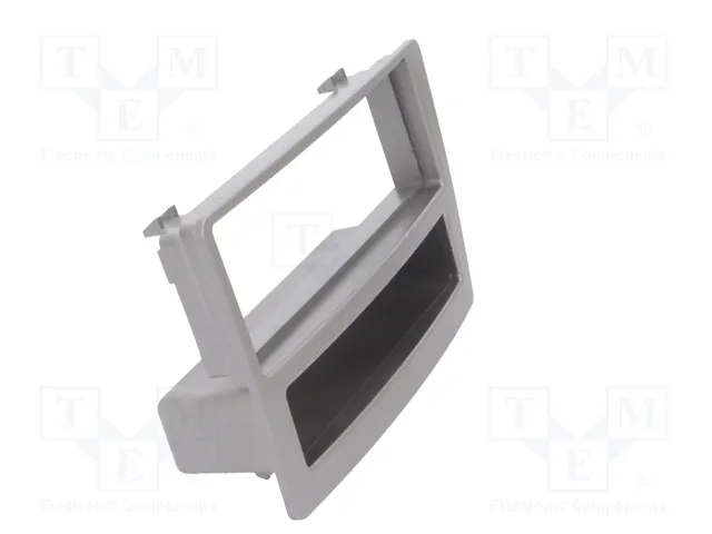 ACV Bastidor de montaje de radio 1 DIN para Honda, color plata