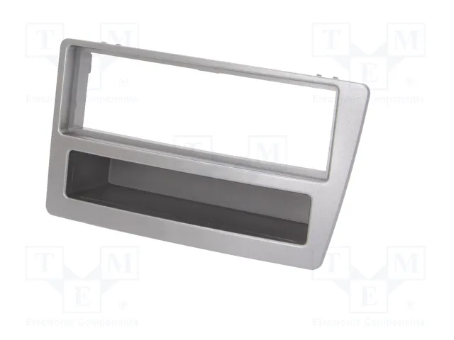 ACV Bastidor de montaje de radio 1 DIN para Honda, color plata