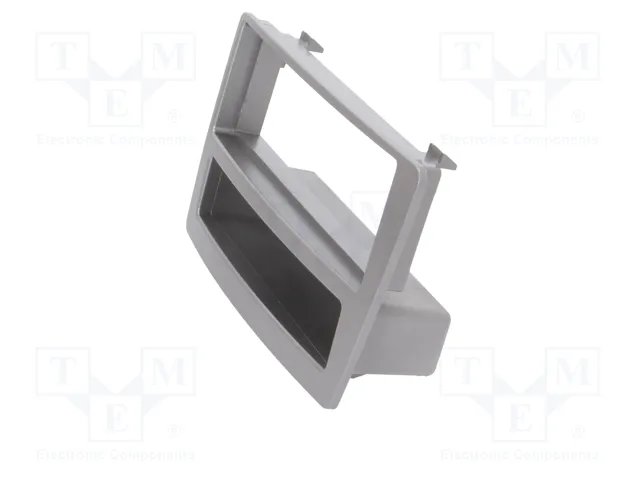 ACV Bastidor de montaje de radio 1 DIN para Honda, color plata