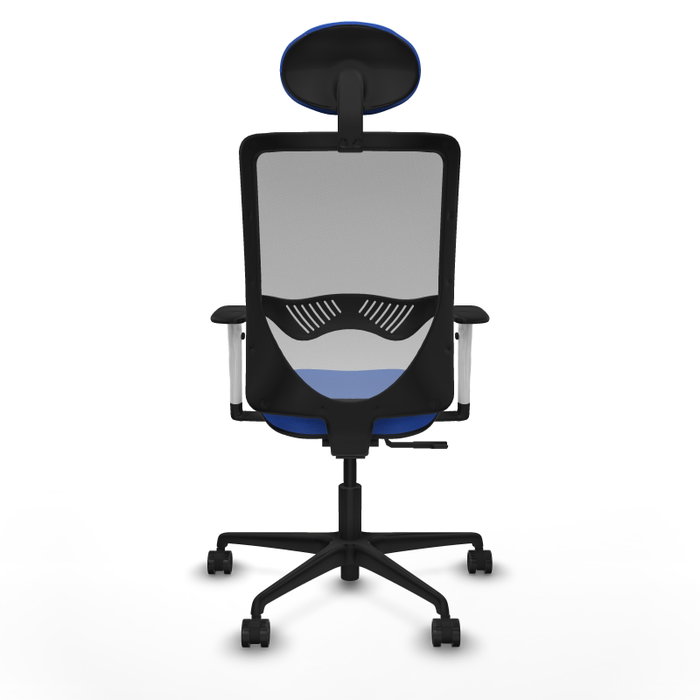 PIQUERAS Y CRESPO Silla de oficina Zulema con mecanismo Sincro, Azul y Gris PIQUERAS Y CRESPO Silla de oficina Zulema con mecanismo Sincro, Azul y Gris