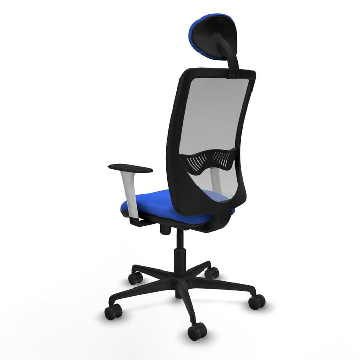 PIQUERAS Y CRESPO Silla de oficina Zulema con mecanismo Sincro, Azul y Gris PIQUERAS Y CRESPO Silla de oficina Zulema con mecanismo Sincro, Azul y Gris