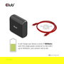 Club3D USB Gen1 Type-C Triple Display DP1.4 Alt mode Smart PD3.0 Charging Dock con fuente de 100W, 5xUSB3/DP/HDMI/VGA/LAN