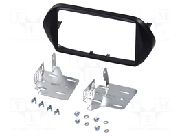 PER.PIC. Bastidor de montaje de radio 2 DIN para Fiat Tipo, Negro