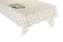 DKD Home Decor Mantel Tradicional Ivy&daisy 2022 Verde Beige Algodón 150x150cm Set de 5 (2 Unidades)