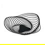Alessi ACO01 B Trinity Centro de Mesa Acero y Resina Negro Diseño Adam Cornish Elegante Frutero