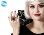 Anillo Araña Negra para Disfraces de Bruja o Halloween