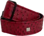 GETM Correa Guitarra/Bajo Ostrich Burgundy Polipiel Nailon Piel
