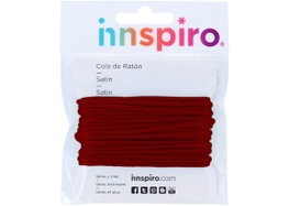 Innspiro Cordón cola de ratón granate 2mm, 5m