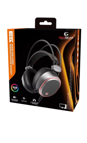 Ego Gear SHS55 RGB Auriculares Gaming Premium con Cable