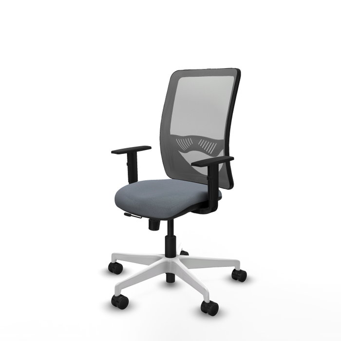 PIQUERAS Y CRESPO Silla de oficina Zulema Gris con mecanismo Sincro/Traslack PIQUERAS Y CRESPO Silla de oficina Zulema Gris con mecanismo Sincro/Traslack