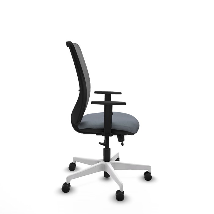 PIQUERAS Y CRESPO Silla de oficina Zulema Gris con mecanismo Sincro/Traslack PIQUERAS Y CRESPO Silla de oficina Zulema Gris con mecanismo Sincro/Traslack