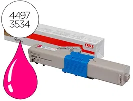 Oki C301DN/C321DN Tóner Magenta 1500 Páginas Original