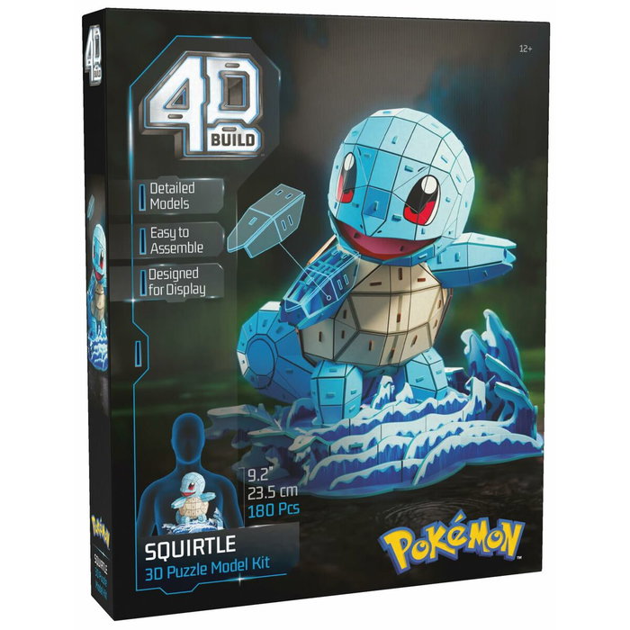 Spinmaster Puzzle 3D Pokémon Squirtle - 180 piezas - 24 cm Spinmaster Puzzle 3D Pokémon Squirtle - 180 piezas - 24 cm